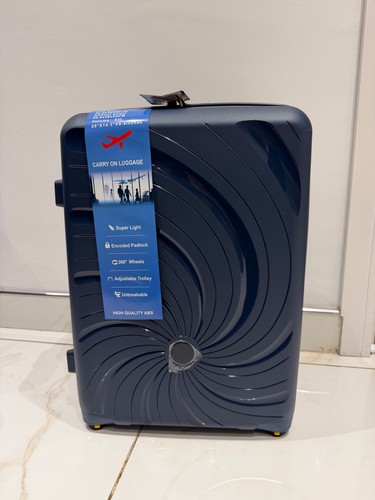 Blue small hardshell - hardshell, suitcase