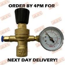 MINI MIG GAS BOTTLE REGULATOR FOR DISPOSABLE ARGON CO2 BOTTLES WITH 1 GAUGE M10