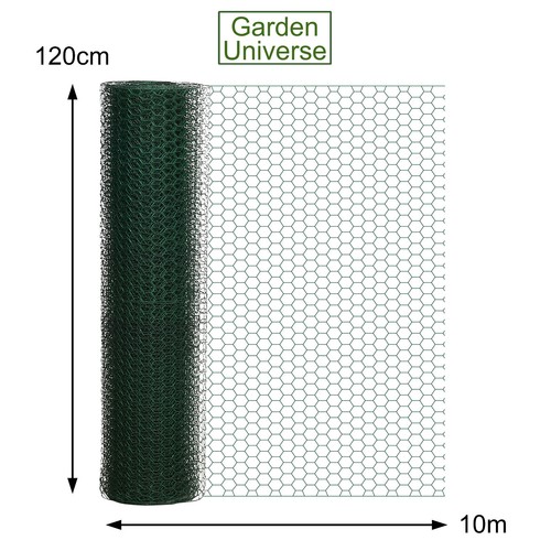 Chicken wire pvc coated - coated, green