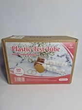 100 Plastic Test Tubes With