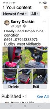 Mobility Scooter Hardly Used