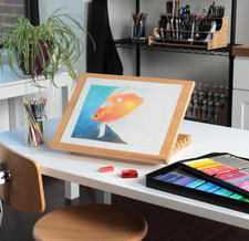 A2 Art&Craft Workstation Wooden Drawing Board Adjustable drawing sketching board