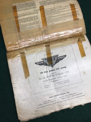 Bsa c15 replacement parts - replacement,