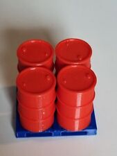 1/32 Scale 200L Oil Barrels/Drums On Chep Pallets "Various Colours"