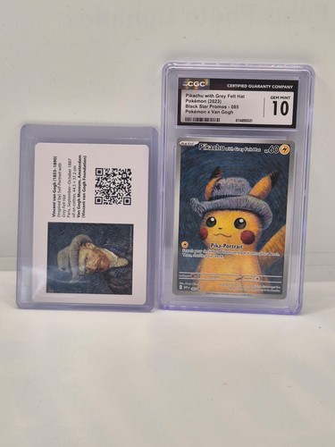 Pokemon cgc pikachu with - 10,