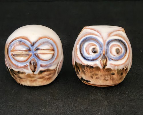 Emson owl pair - owl, pottery