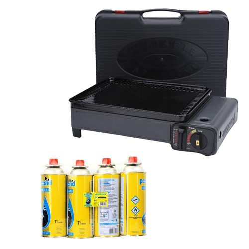 Portable gas grill - gas, stove