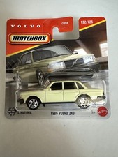 Matchbox 1986 Volvo 240 Saloon 1/64 Die Cast, Yellow, Brand New, Sealed