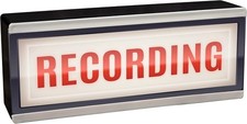 Light Up Recording Sign -