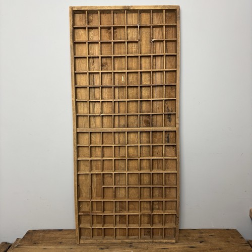 Vintage wooden printers tray - vintage,