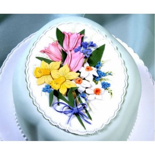 Spring flower patchwork cutter - spring,