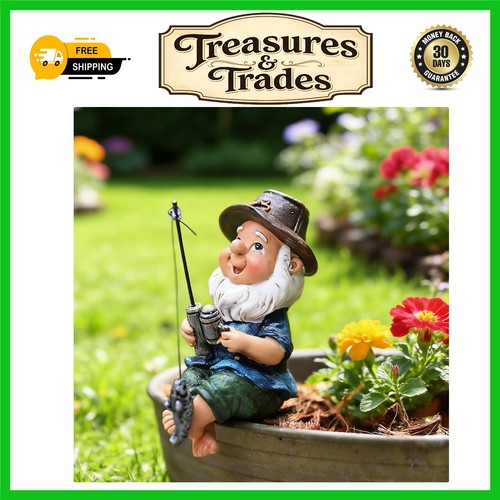 Charming fishing gnome - charming,