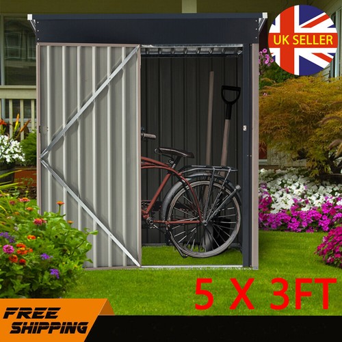 5x3ft metal garden shed - 5x3ft,
