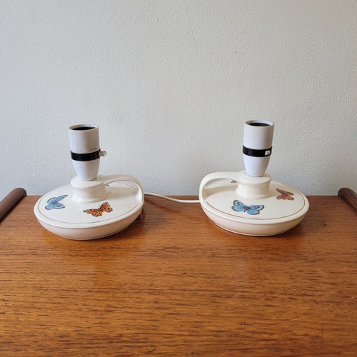 Rare pair holkham pottery - rare,