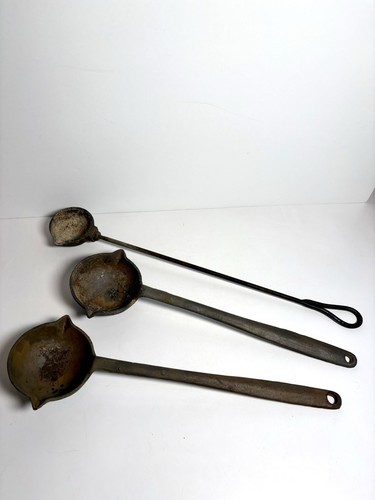 Vtg cast iron - 3, lead