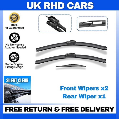 Front and rear windscreen - front,