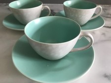 Poole Pottery Twintone Cups &