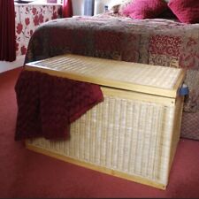 Large wicker Blanket box /