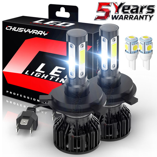 Led headlight bulbs xenon - h4,