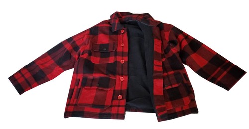 Red heavy wool hunt coat - heavy,