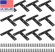 12 Pack T Shape Flat Bracket