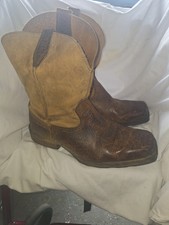 Ariat Rambler 11inch Suede Shaft Squate Toe Boots. 10002317. Mens Size 11D