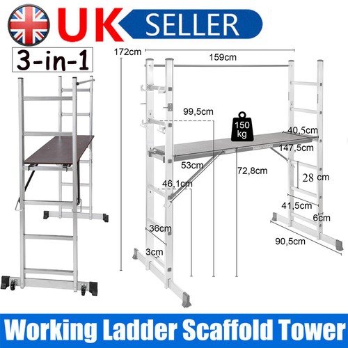 Aluminium working ladder - uk,