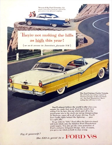 1956 ford victoria - ford, customline