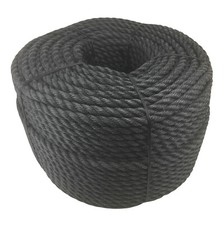 12mm Black Staplespun Rope x