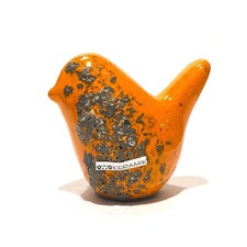 Otto Keramik Bird in Orange