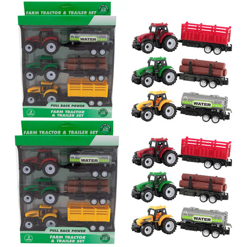 Farm tractor and trailer - farm,