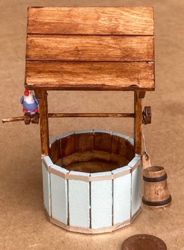 Dolls house wooden garden - dolls,