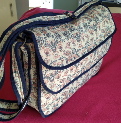 Tapestry shoulder satchel - tapestry,