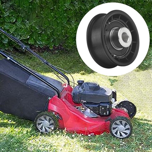 Flat idler pulley - pulley, metal