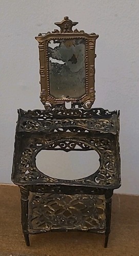 Antique dollhouse washstand - antique,