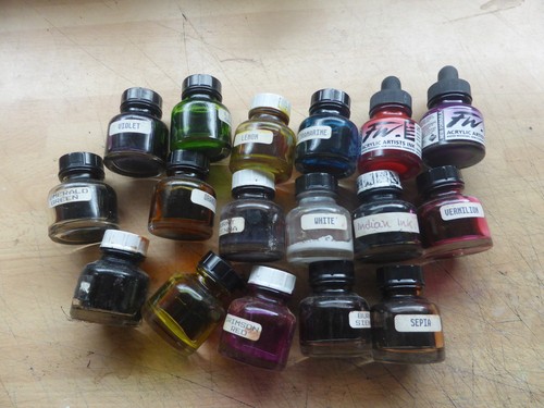 Calligraphy dip pen - dip, ink