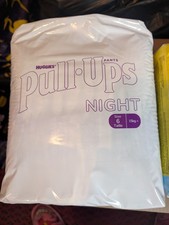 HUGGIES NIGHT PULL UP PANTS. SIZE  6/15KG. NEW. BOYS OR GIRLS. (16)