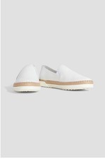 Tod’s White Leather Slip On