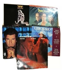 Laser Disc Movie 5 disc joblot, collection. lot sold as is. Bundle, some AC3.