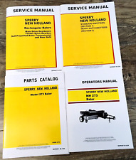 New Holland 273 Baler Service Manual Parts Catalog Operators Repair Shop