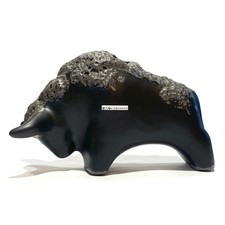 Otto Keramik Bull in Black Fat