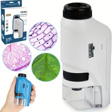 Handheld Miniscope Mini Portable Microscope Educational Toys FOR Kids Xmas Gift