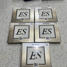 NEW SONY ES 5x MiniDisc MD 74