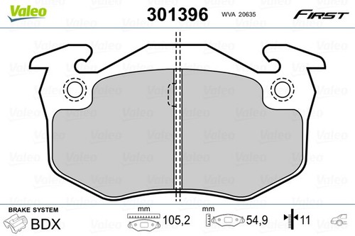 Brake pad set disc - brake,