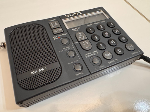 Sony icf sw1 vintage shortwave - vintage,