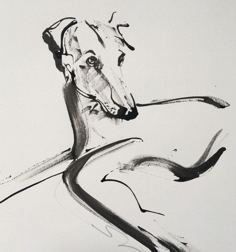 Original signed ink sketch - original,