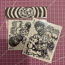 handmade berserk manga guts holographic sticker!!