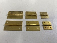 Solid Brass Mini Hinges Small