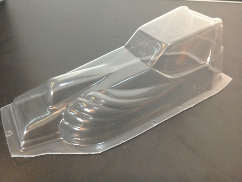 12th clear stock car - 1/12th,
