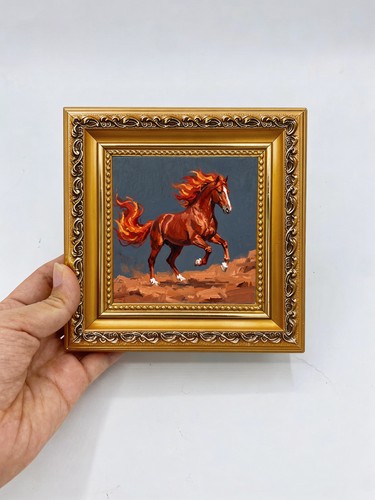 Chestnut running horse - chestnut,